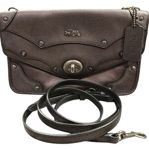 Coach Metallic Brown Crossbody Bag